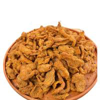 Kripik kulit ayam pedas daun jeruk 250gr keripik